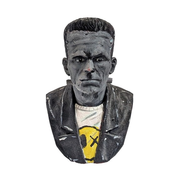 Other - Frankenstein Monster Bust Punk Grunge‎ Alt Rock Horror Statue 3D Print Halloween